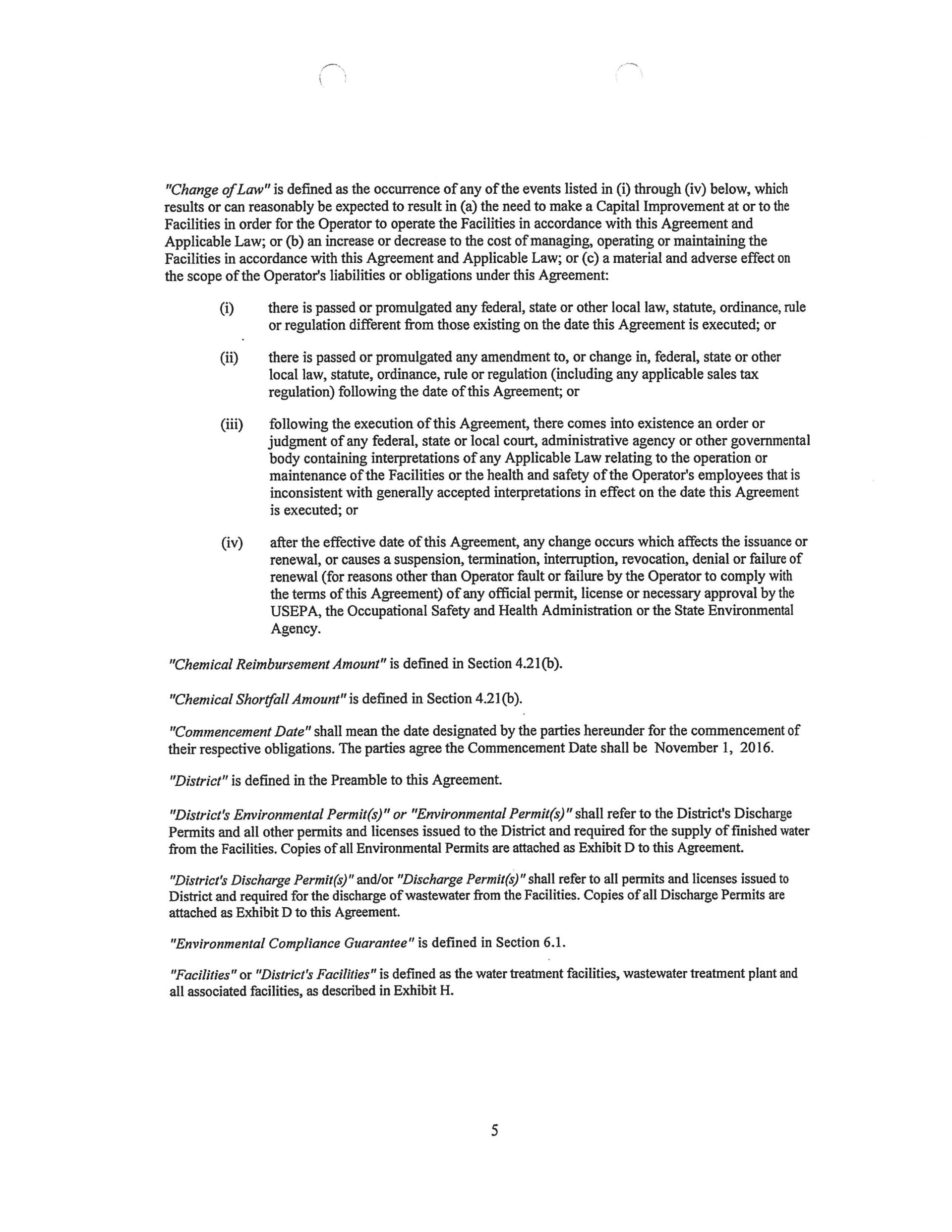 Florida Utility Solutions contract Port of the Islands