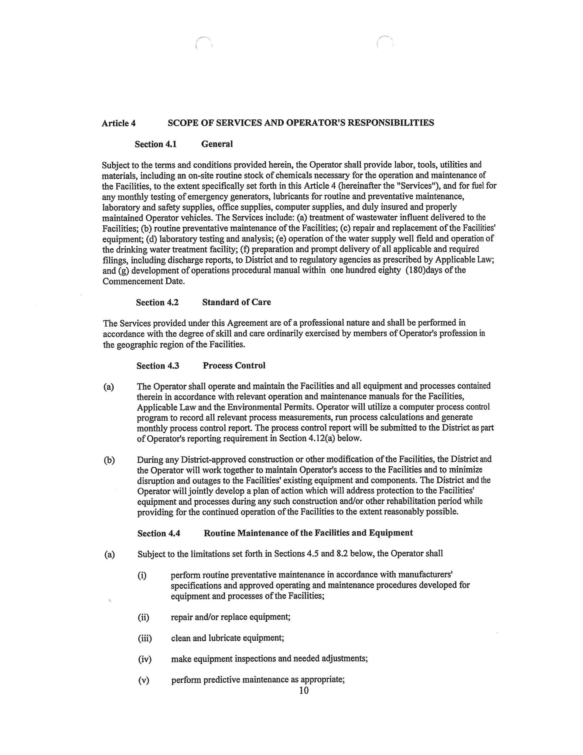 Florida Utility Solutions contract Port of the Islands