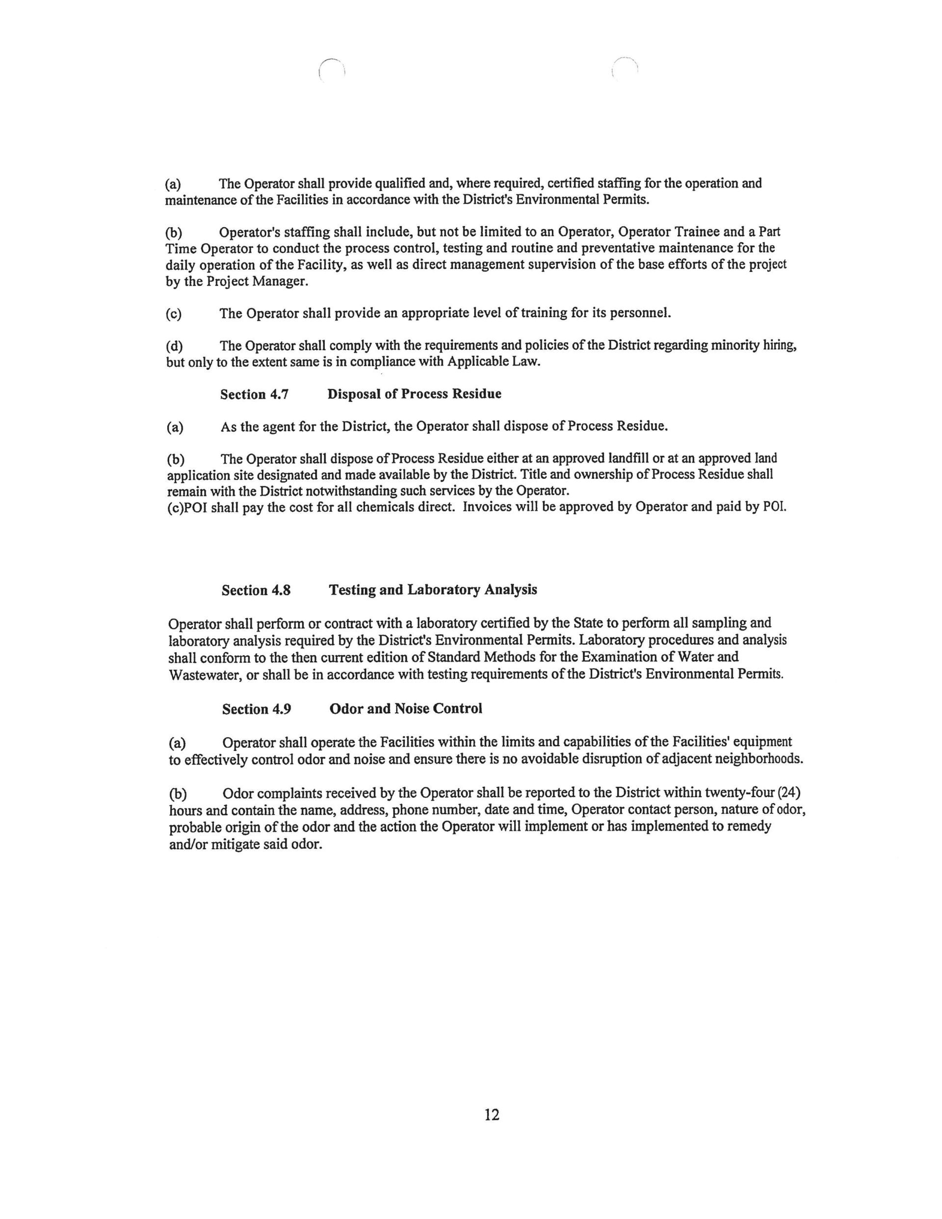 Florida Utility Solutions contract Port of the Islands