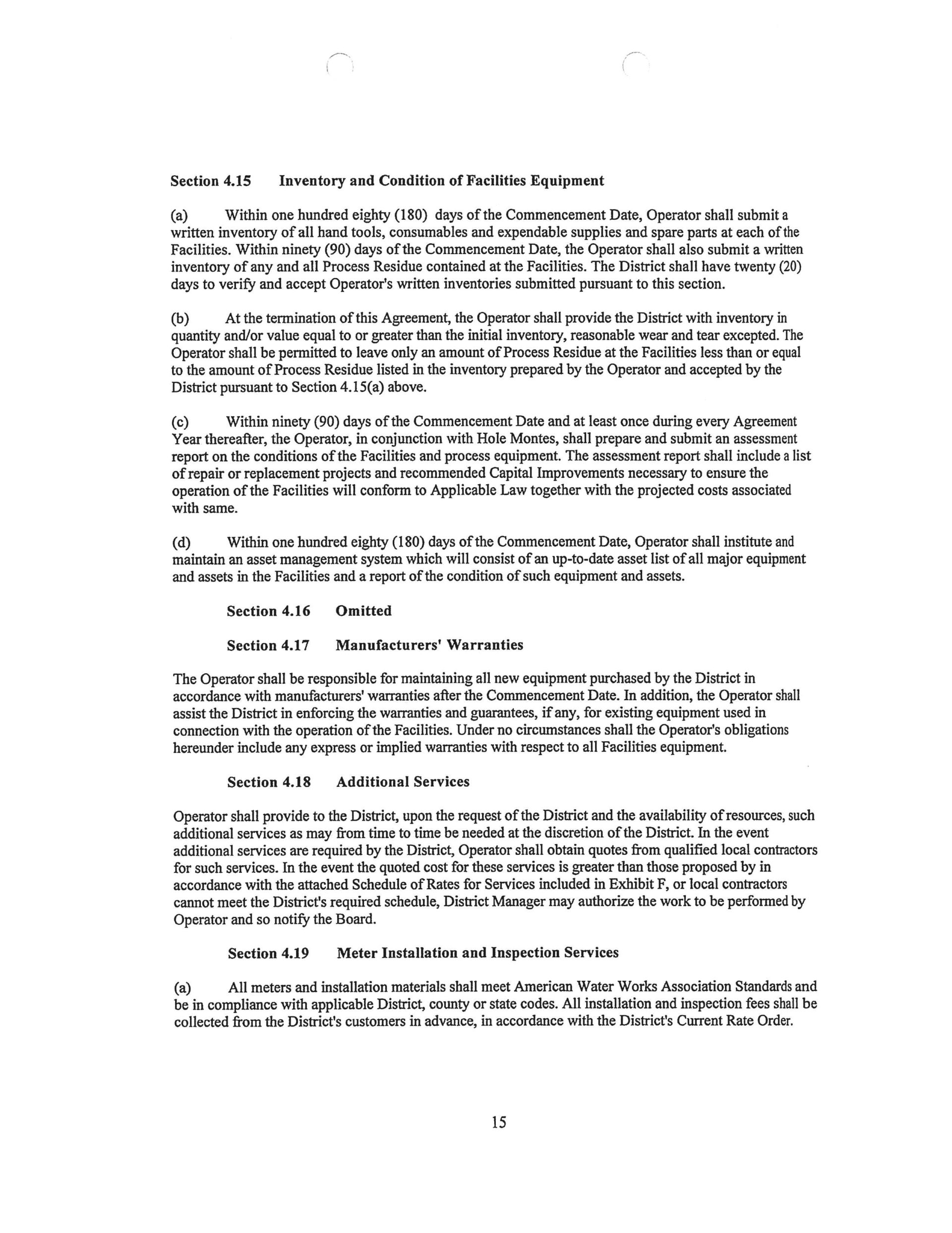 Florida Utility Solutions contract Port of the Islands