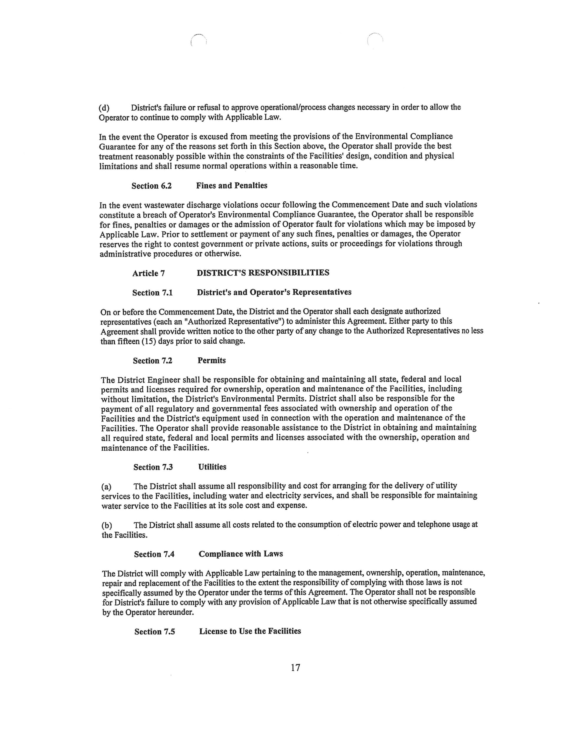 Florida Utility Solutions contract Port of the Islands