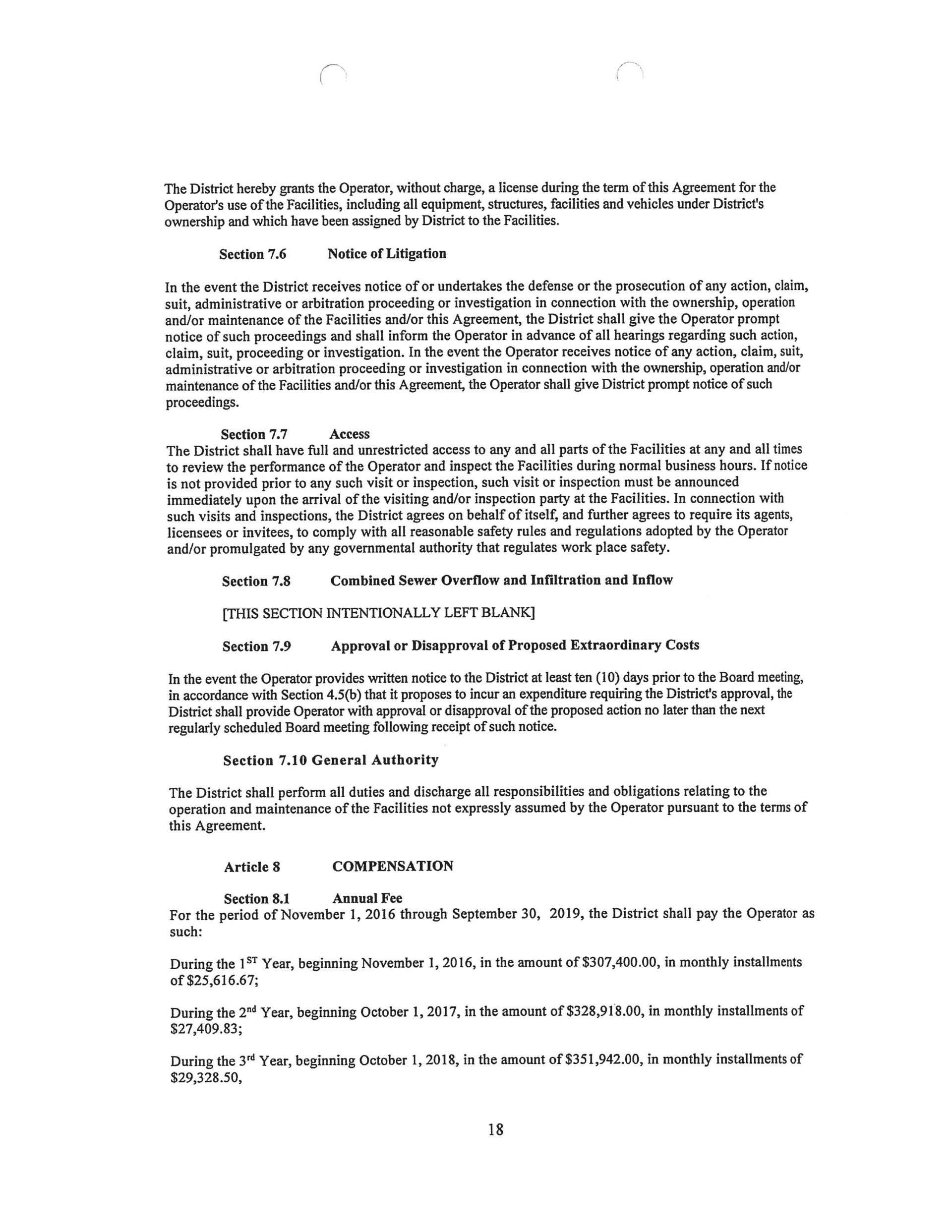 Florida Utility Solutions contract Port of the Islands