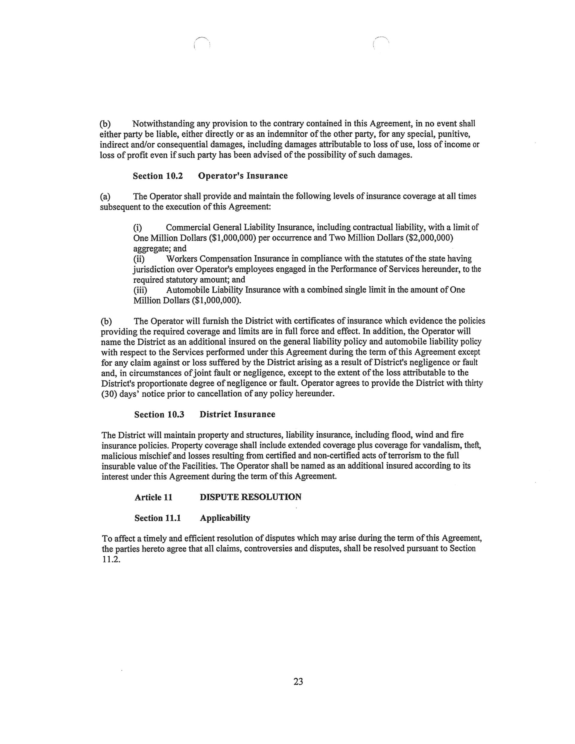 Florida Utility Solutions contract Port of the Islands