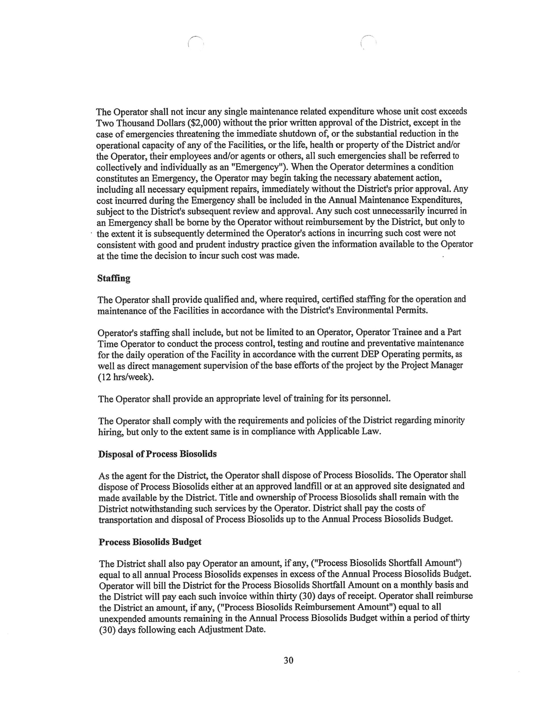 Florida Utility Solutions contract Port of the Islands