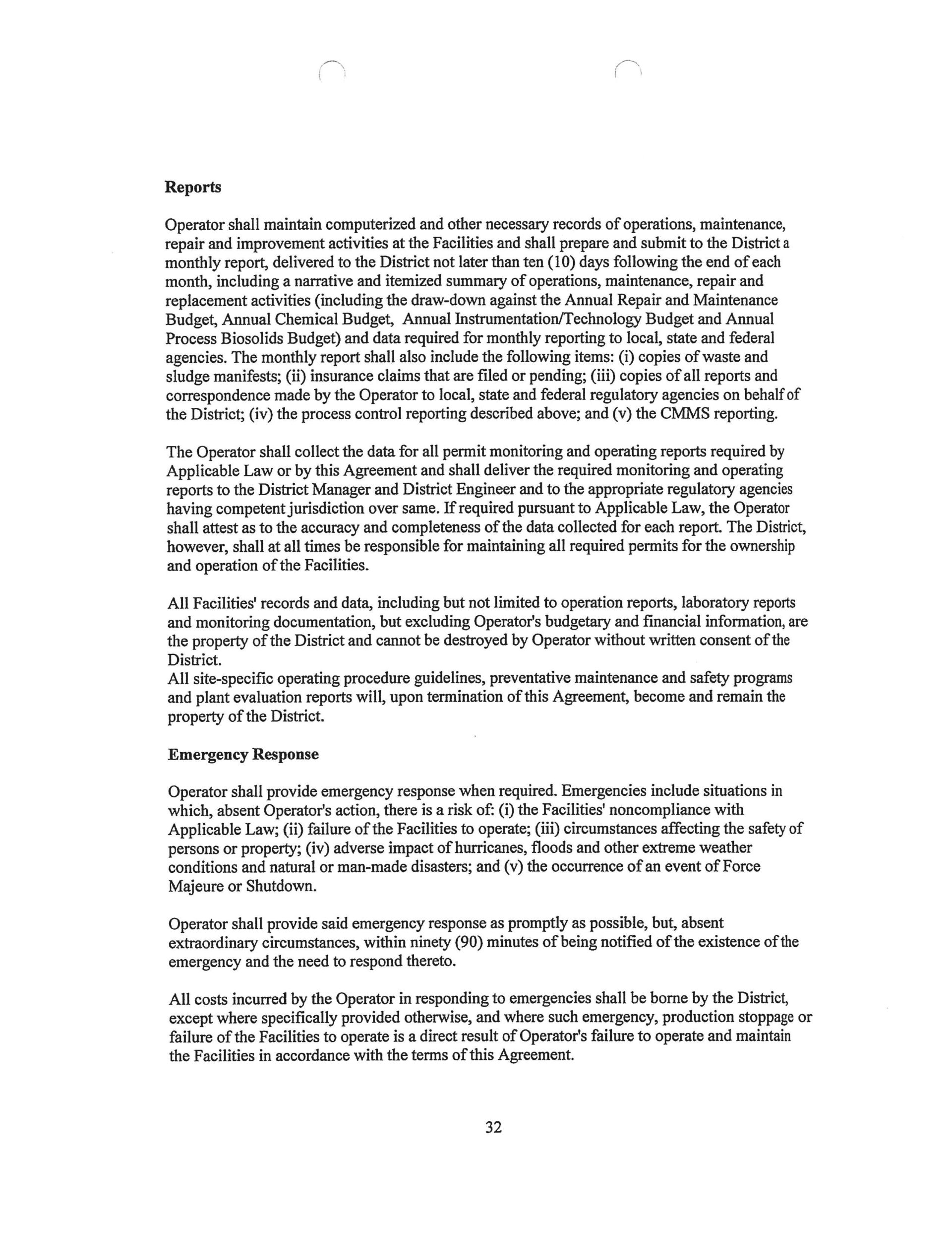 Florida Utility Solutions contract Port of the Islands