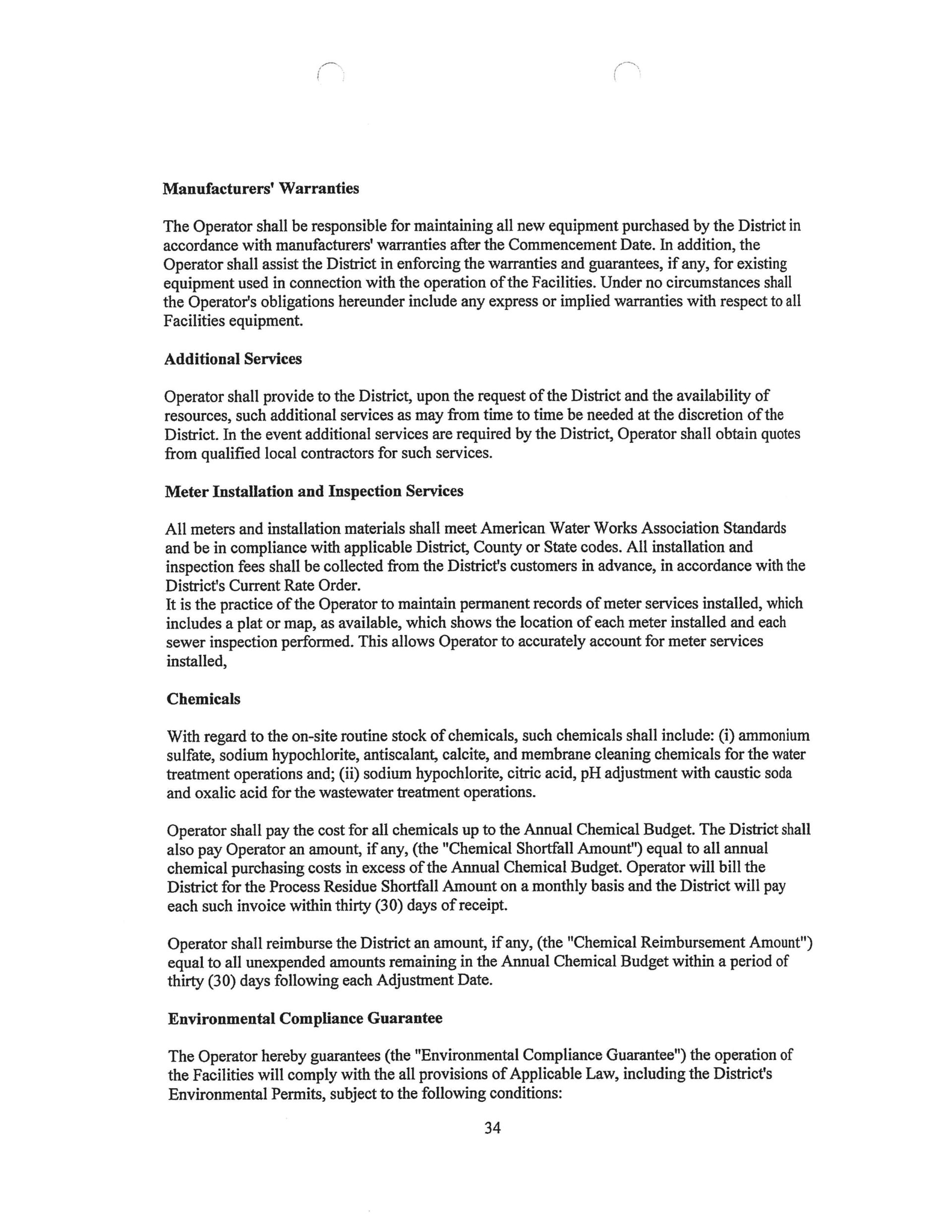 Florida Utility Solutions contract Port of the Islands